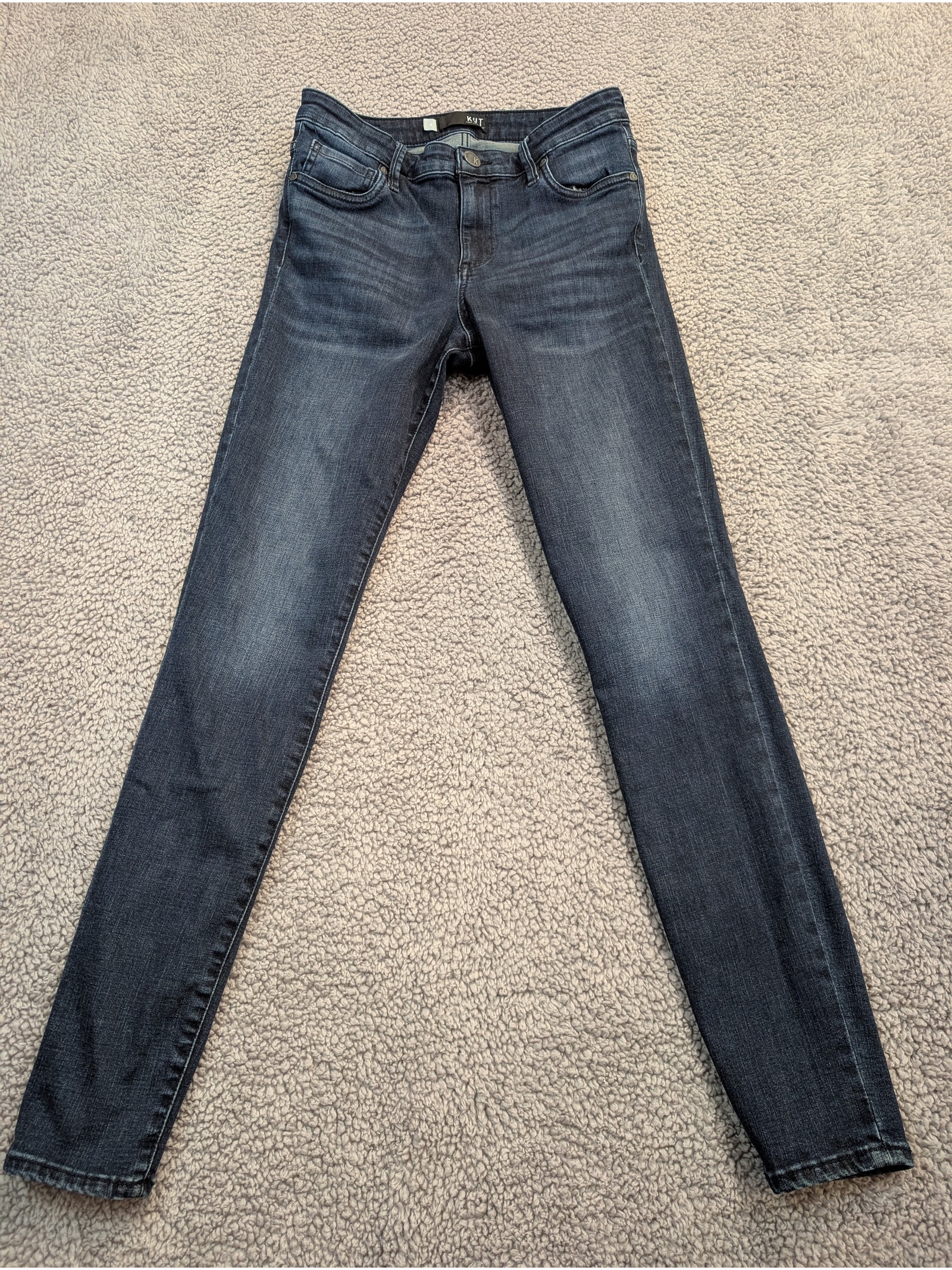 Kut From The Kloth Jeans Women's Size 4 Dark Blue Mia Toothpick Skinny (0752)